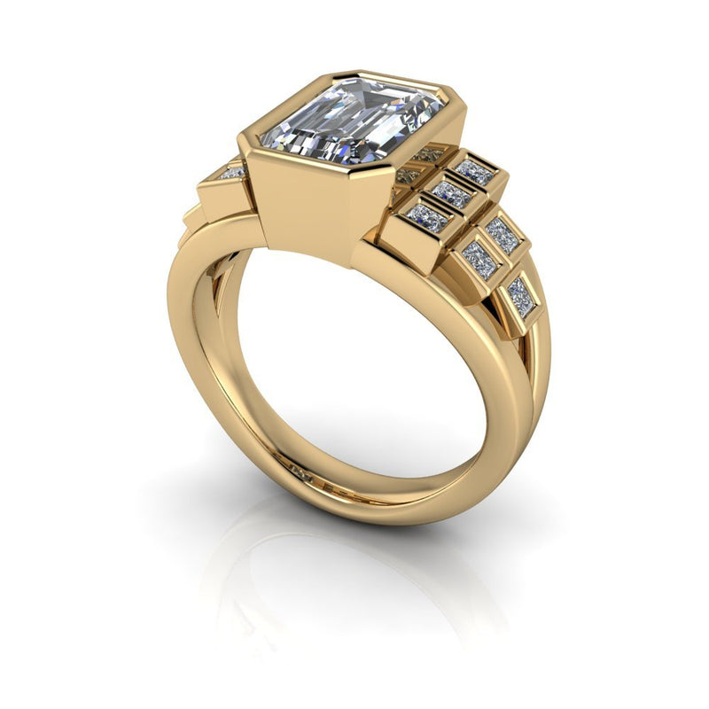 10kt rose gold Ring Bel Viaggio Designs, LLC