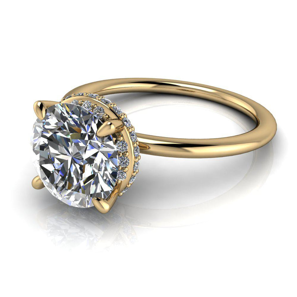 10kt yellow gold Engagement Ring Bel Viaggio Designs, LLC