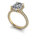 10kt yellow gold Engagement Ring Bel Viaggio Designs, LLC