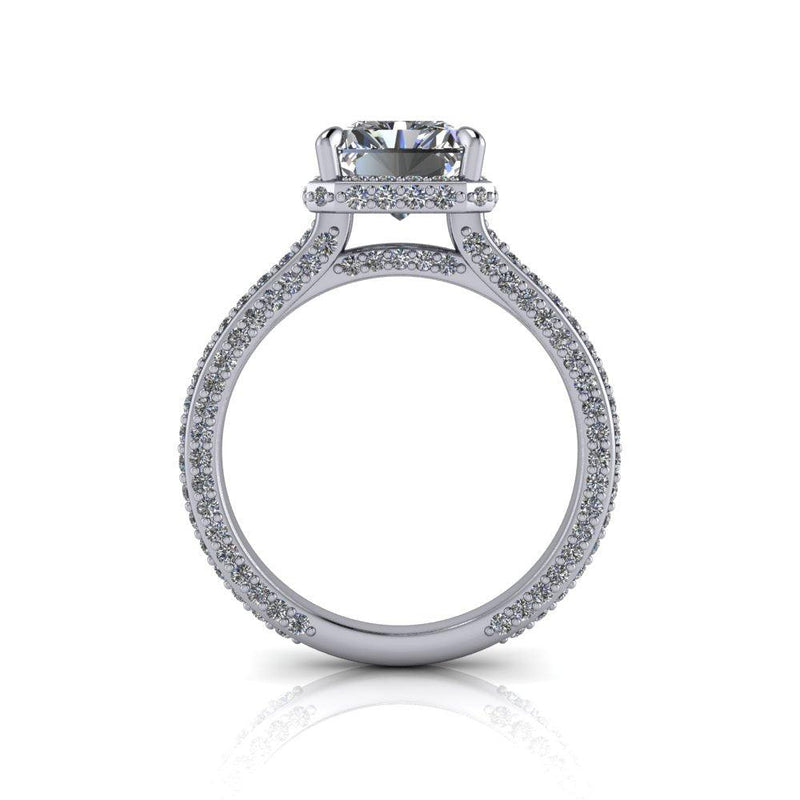 10kt white gold Engagement Ring Bel Viaggio Designs, LLC