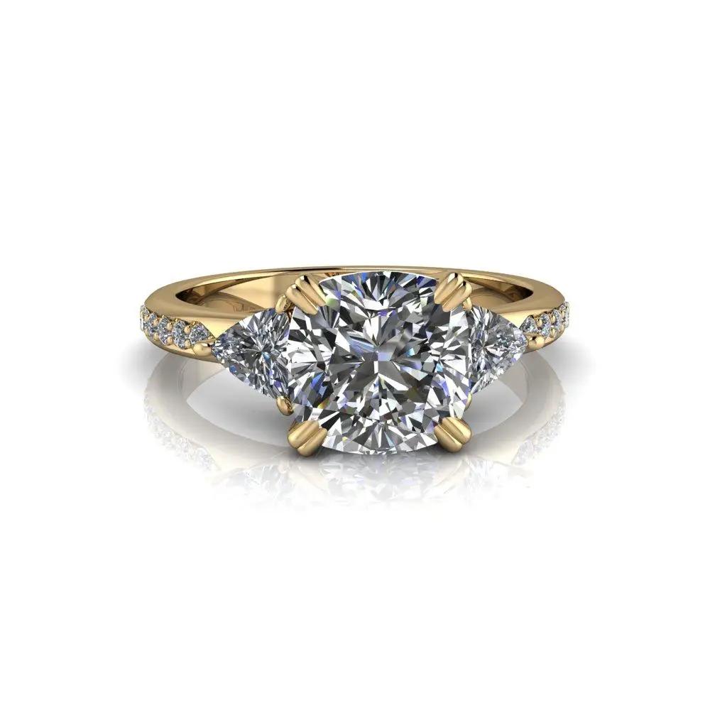 14kt yellow gold Engagement Ring Bel Viaggio Designs, LLC