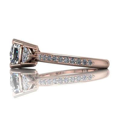 10kt rose gold Engagement Ring Bel Viaggio Designs, LLC