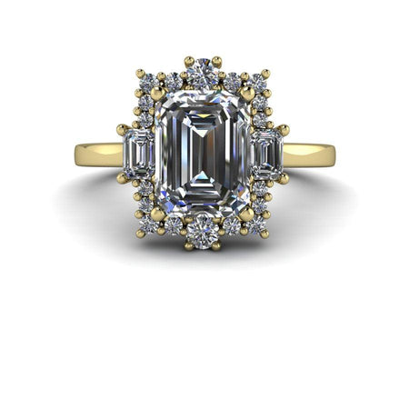 10kt yellow gold Engagement Ring Bel Viaggio Designs, LLC