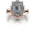 10kt rose gold Engagement Ring Bel Viaggio Designs, LLC