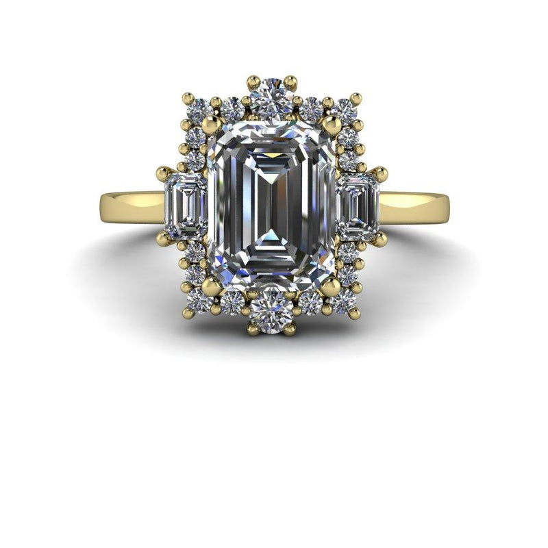 10kt yellow gold Engagement Ring Bel Viaggio Designs, LLC