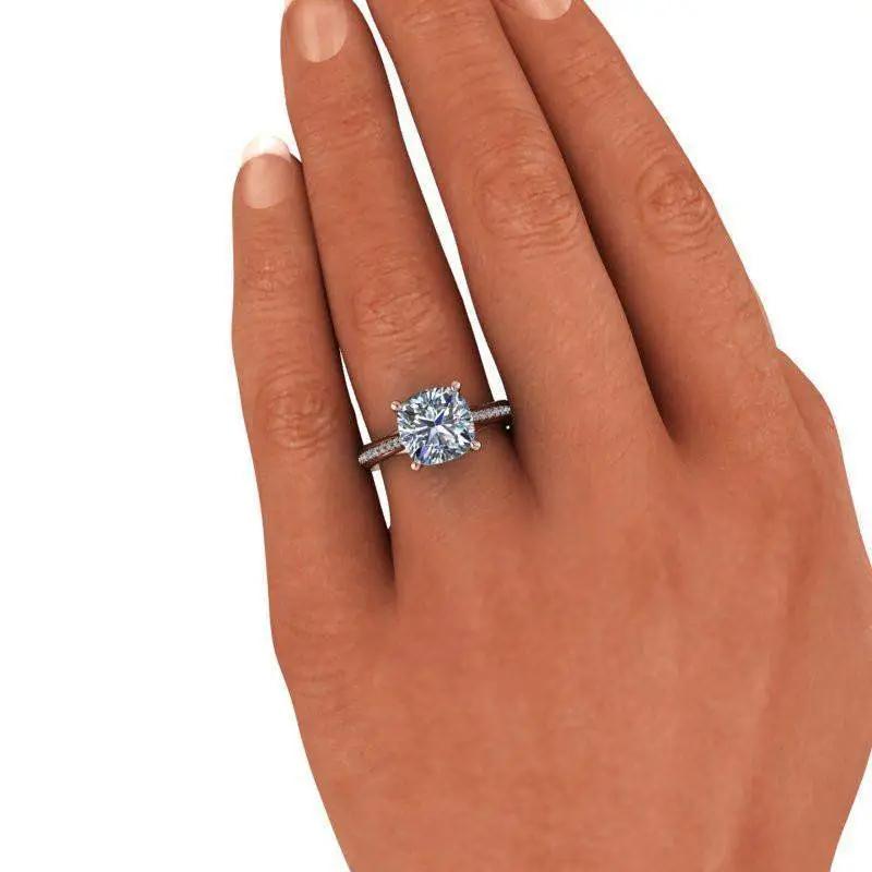 925 Silver Engagement Ring Bel Viaggio Designs, LLC