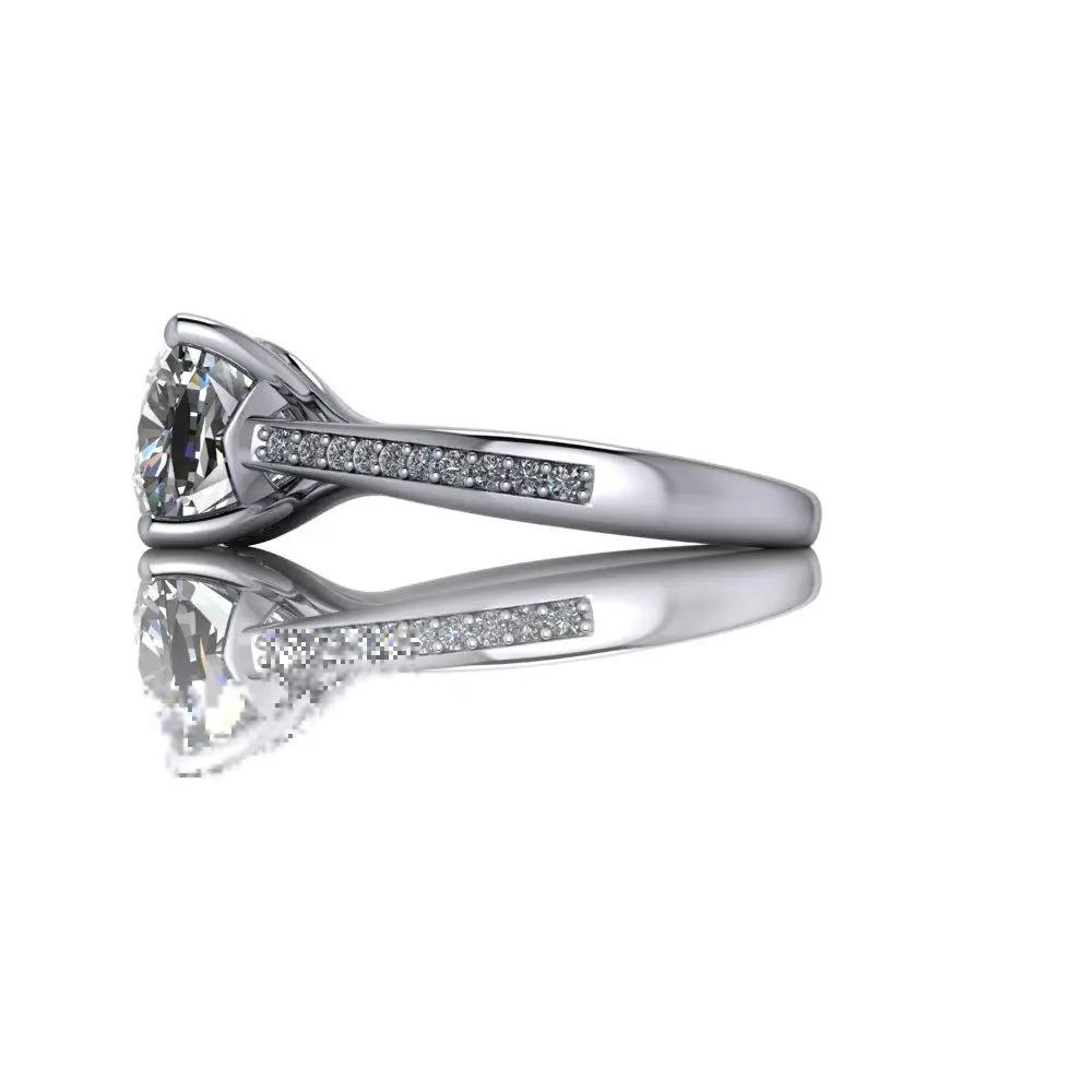 925 Silver Engagement Ring Bel Viaggio Designs, LLC