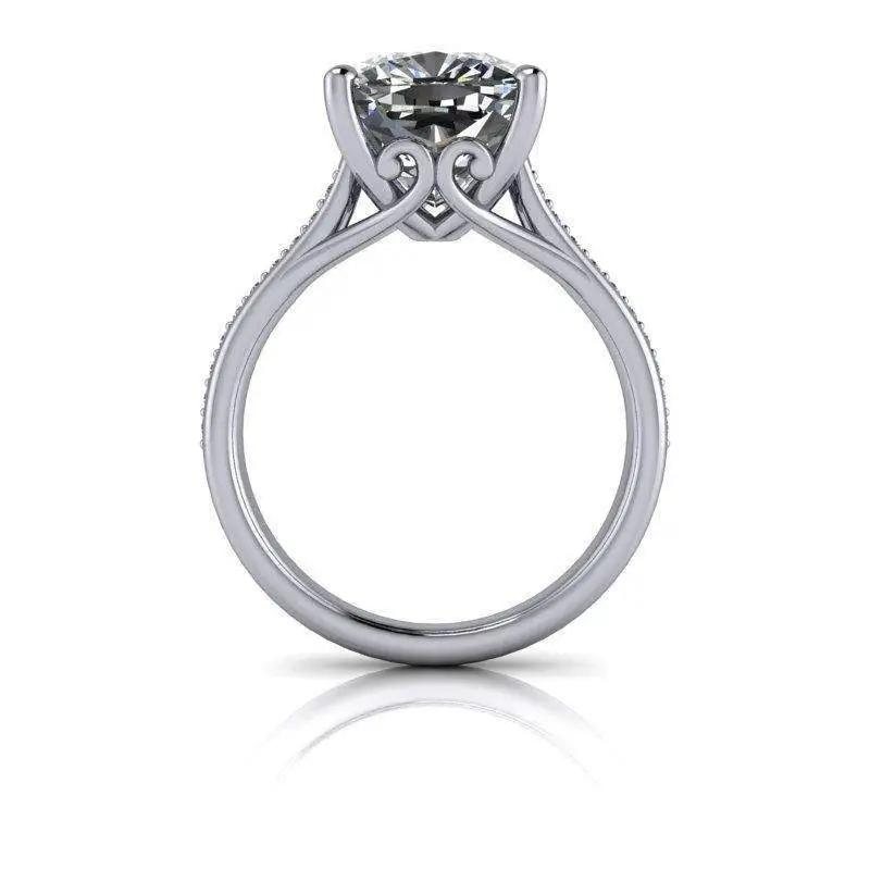 925 Silver Engagement Ring Bel Viaggio Designs, LLC