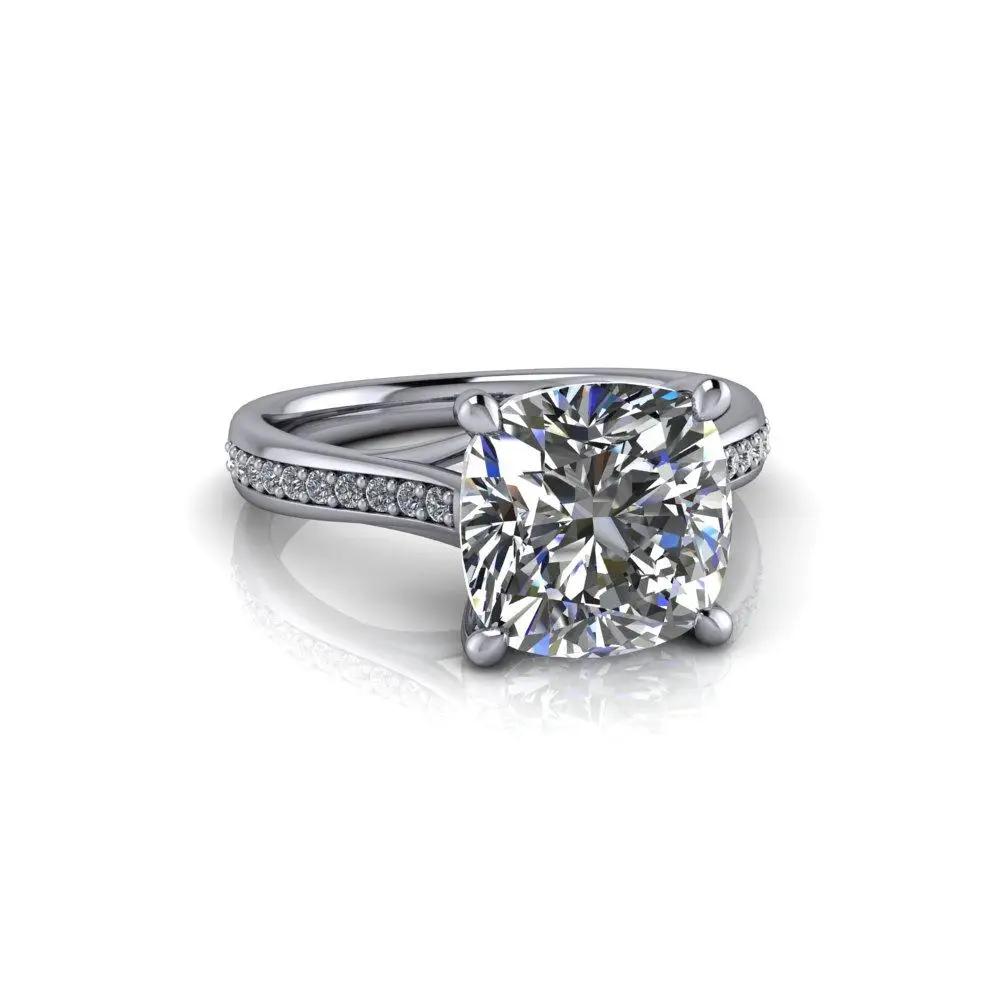 10kt white gold Engagement Ring Bel Viaggio Designs, LLC