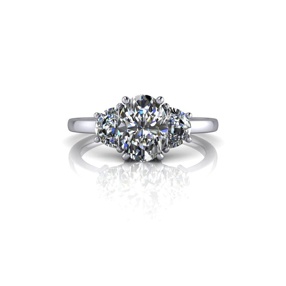 10kt white gold Engagement Ring Bel Viaggio Designs, LLC