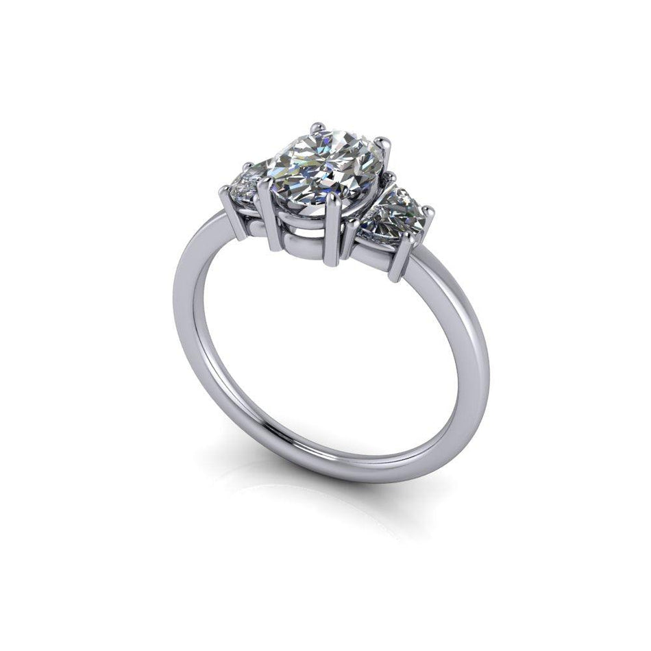 10kt white gold Engagement Ring Bel Viaggio Designs, LLC