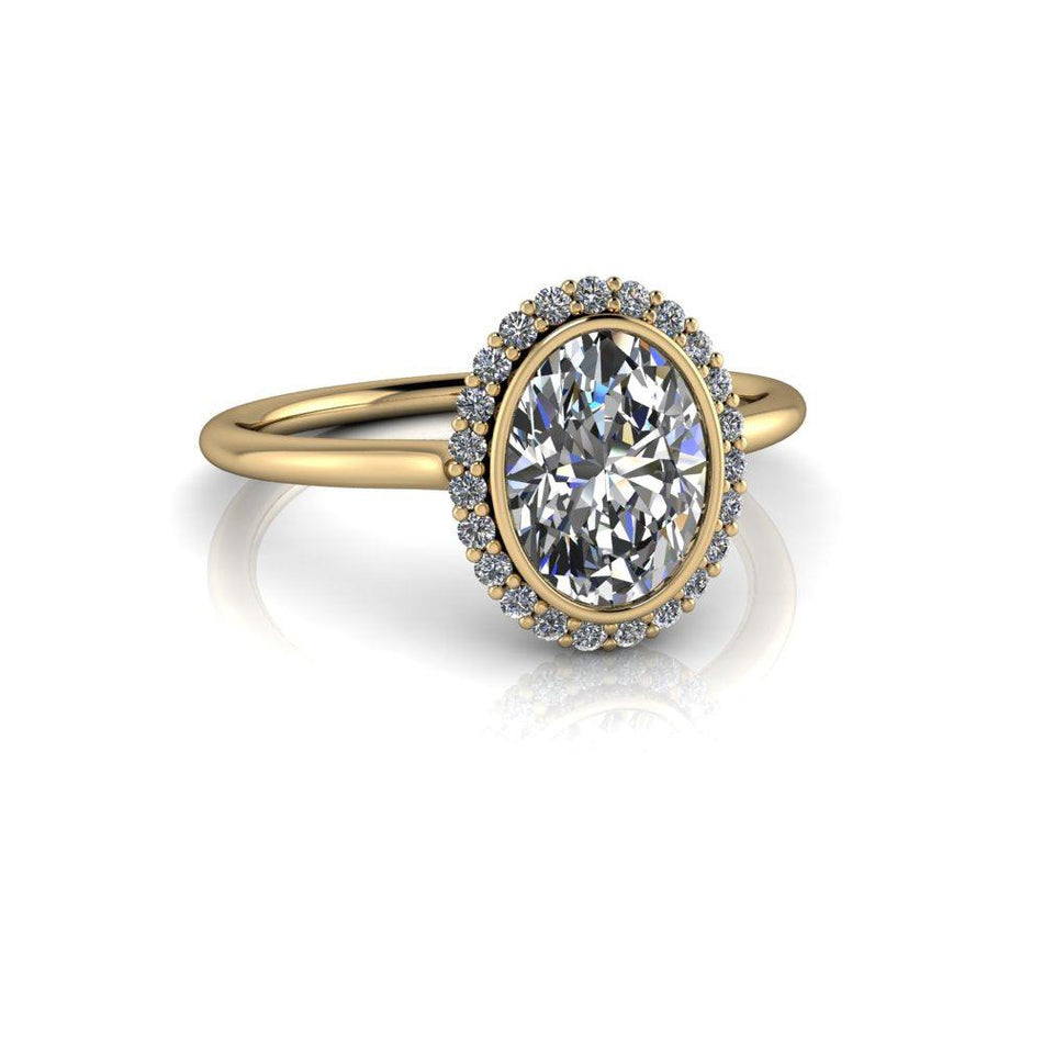 10kt yellow gold Engagement Ring Bel Viaggio Designs, LLC