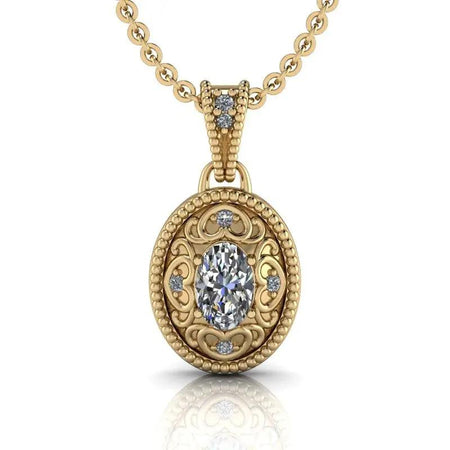 14 kt yellow gold necklace Bel Viaggio Designs, LLC