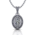 14 kt white gold necklace Bel Viaggio Designs, LLC