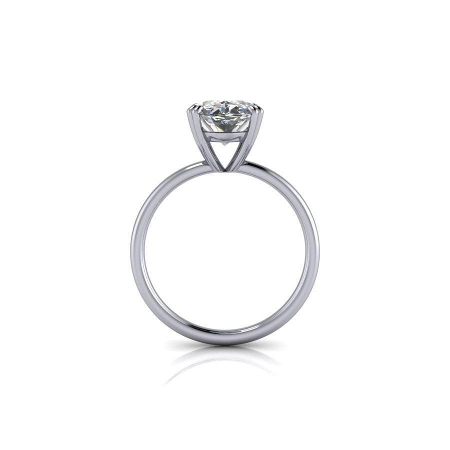 14kt white gold Engagement Ring Bel Viaggio Designs, LLC