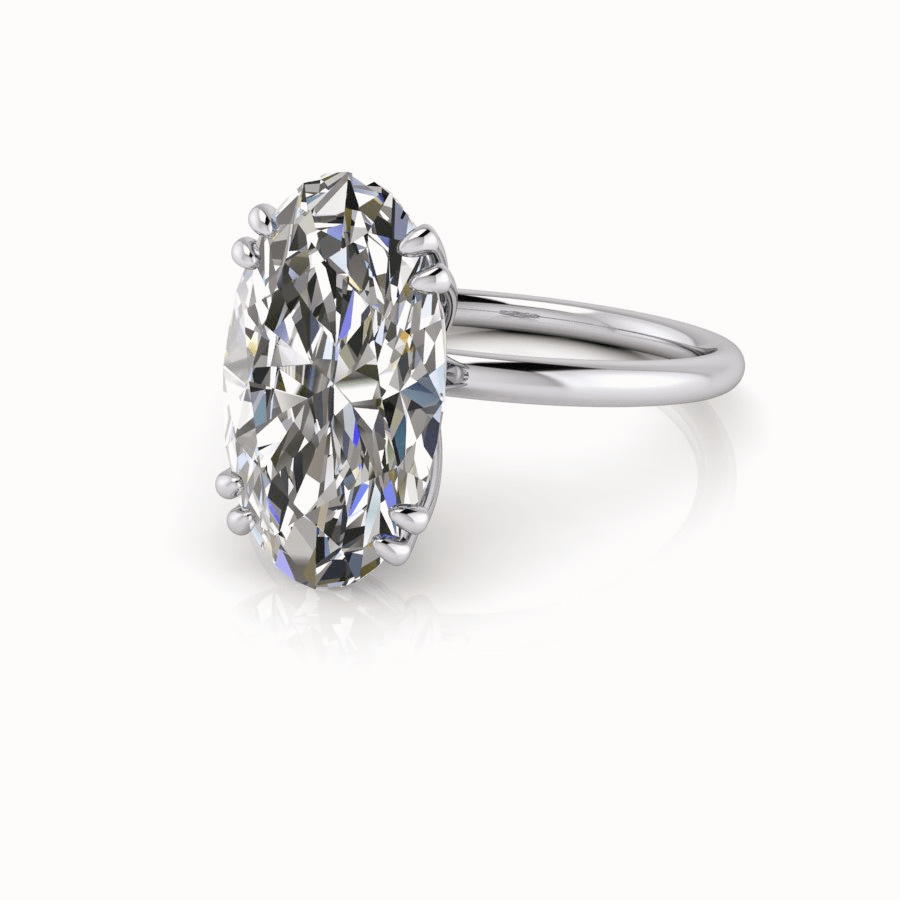 14kt white gold Engagement Ring Bel Viaggio Designs, LLC