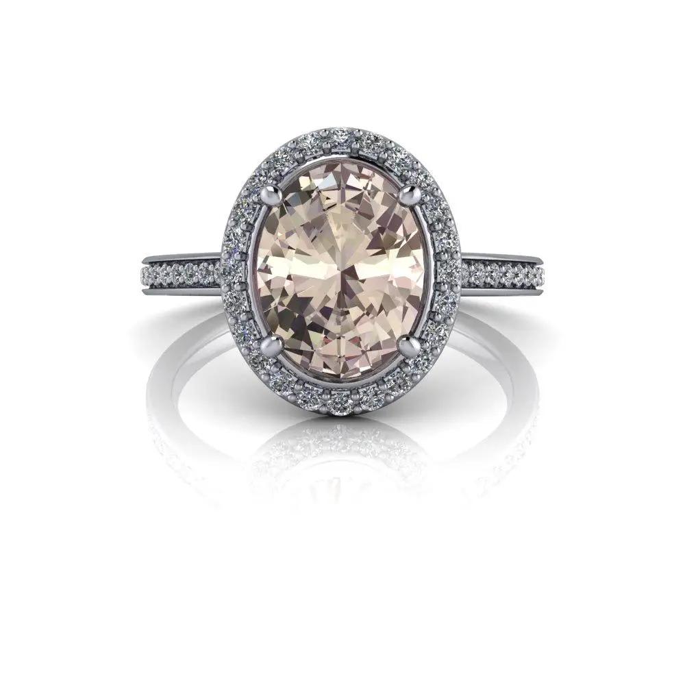 4.5 Morganite Rings Bel Viaggio Designs, LLC