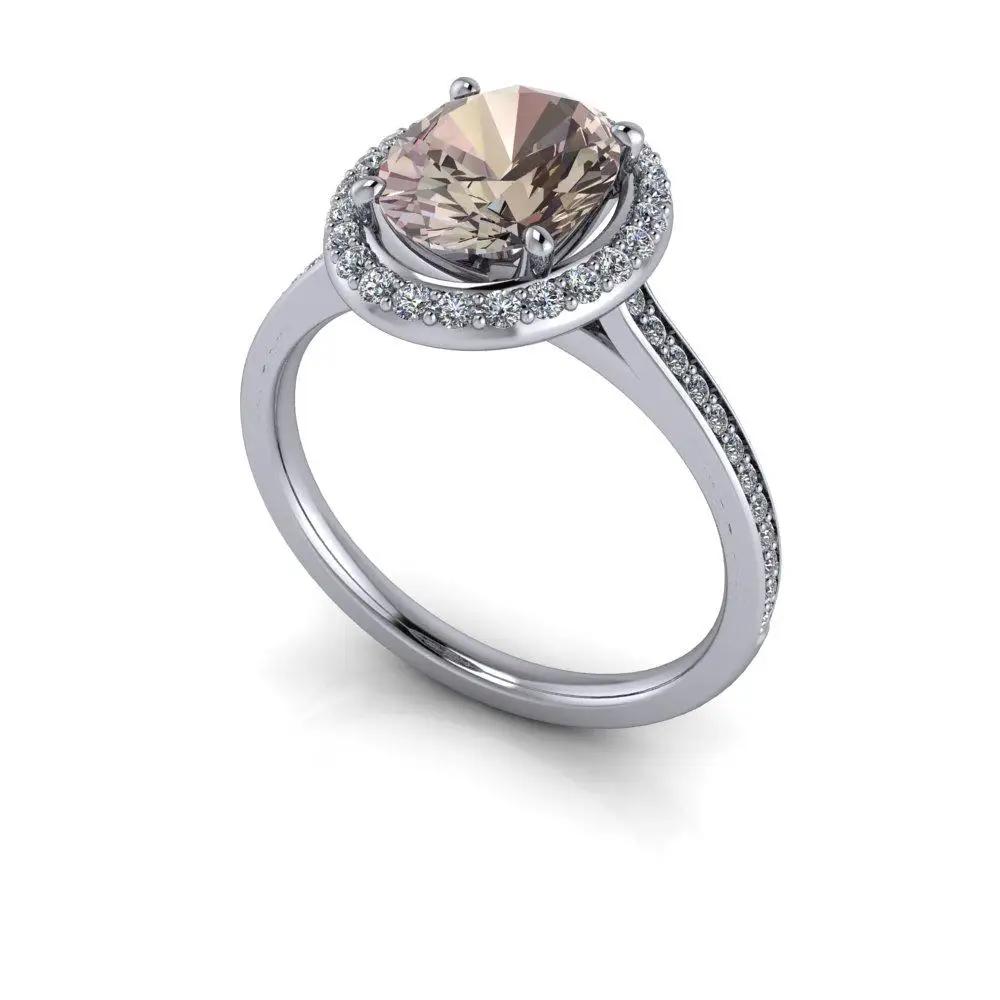 4.5 Morganite Rings Bel Viaggio Designs, LLC