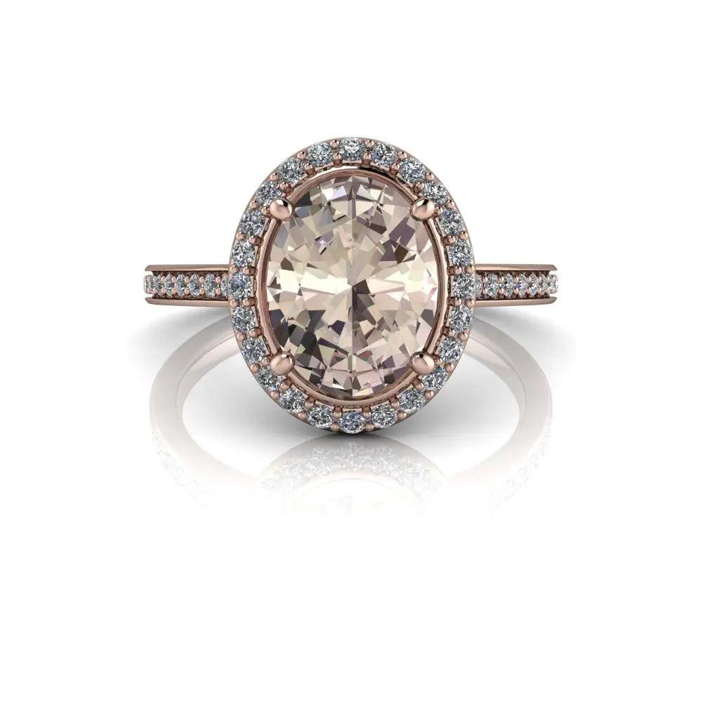 4.5 Morganite Rings Bel Viaggio Designs, LLC