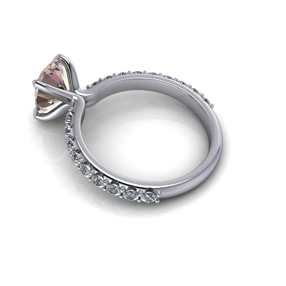 4 Morganite Rings Bel Viaggio Designs, LLC