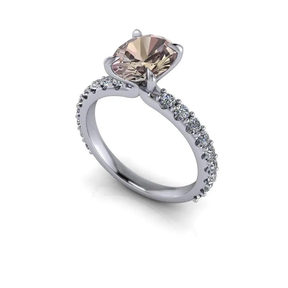 4 Morganite Rings Bel Viaggio Designs, LLC