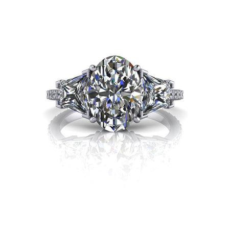 10kt white gold Engagement Ring Bel Viaggio Designs, LLC