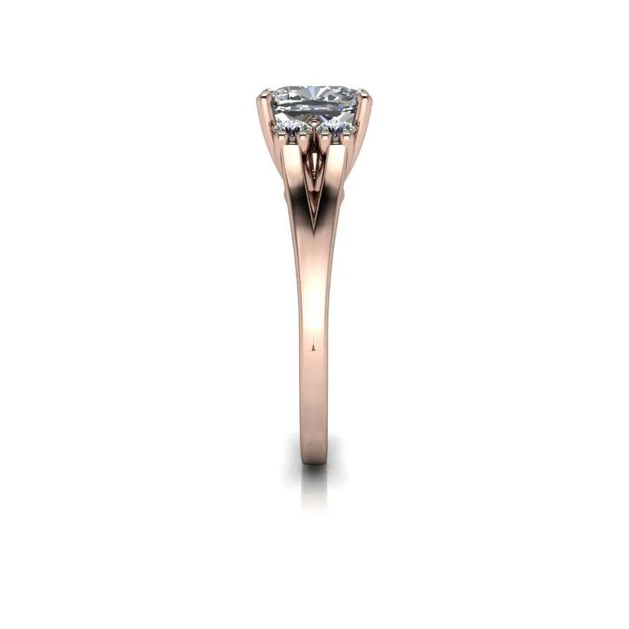 10kt rose gold Engagement Ring Bel Viaggio Designs, LLC