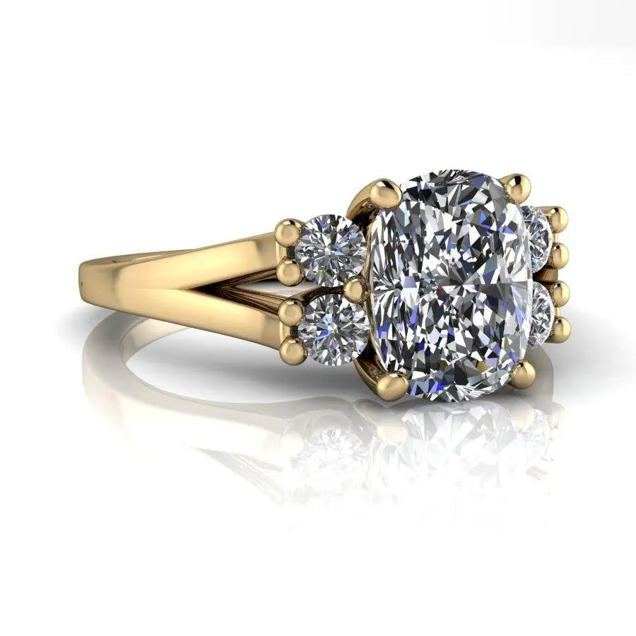 10kt yellow gold Engagement Ring Bel Viaggio Designs, LLC