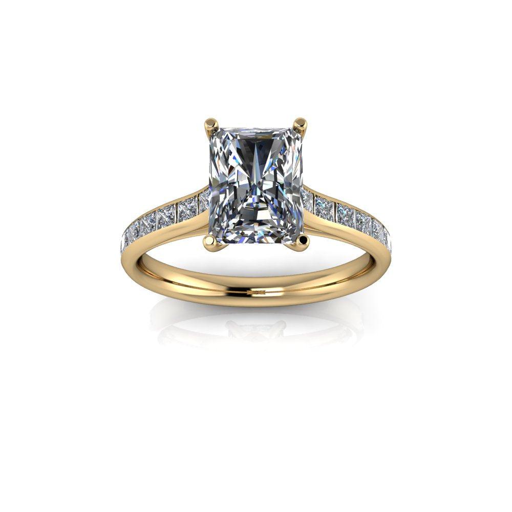 10kt yellow gold Engagement Ring Bel Viaggio Designs, LLC