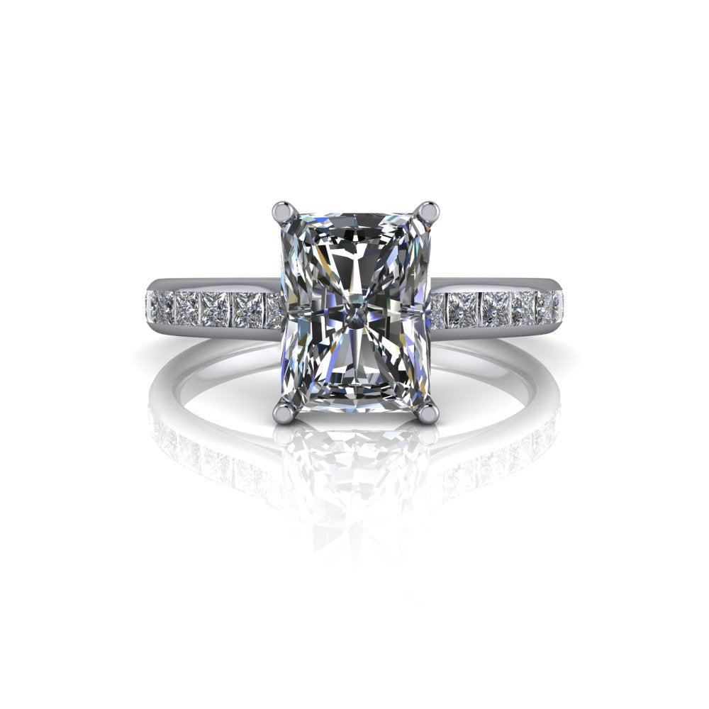 10kt white gold Engagement Ring Bel Viaggio Designs, LLC