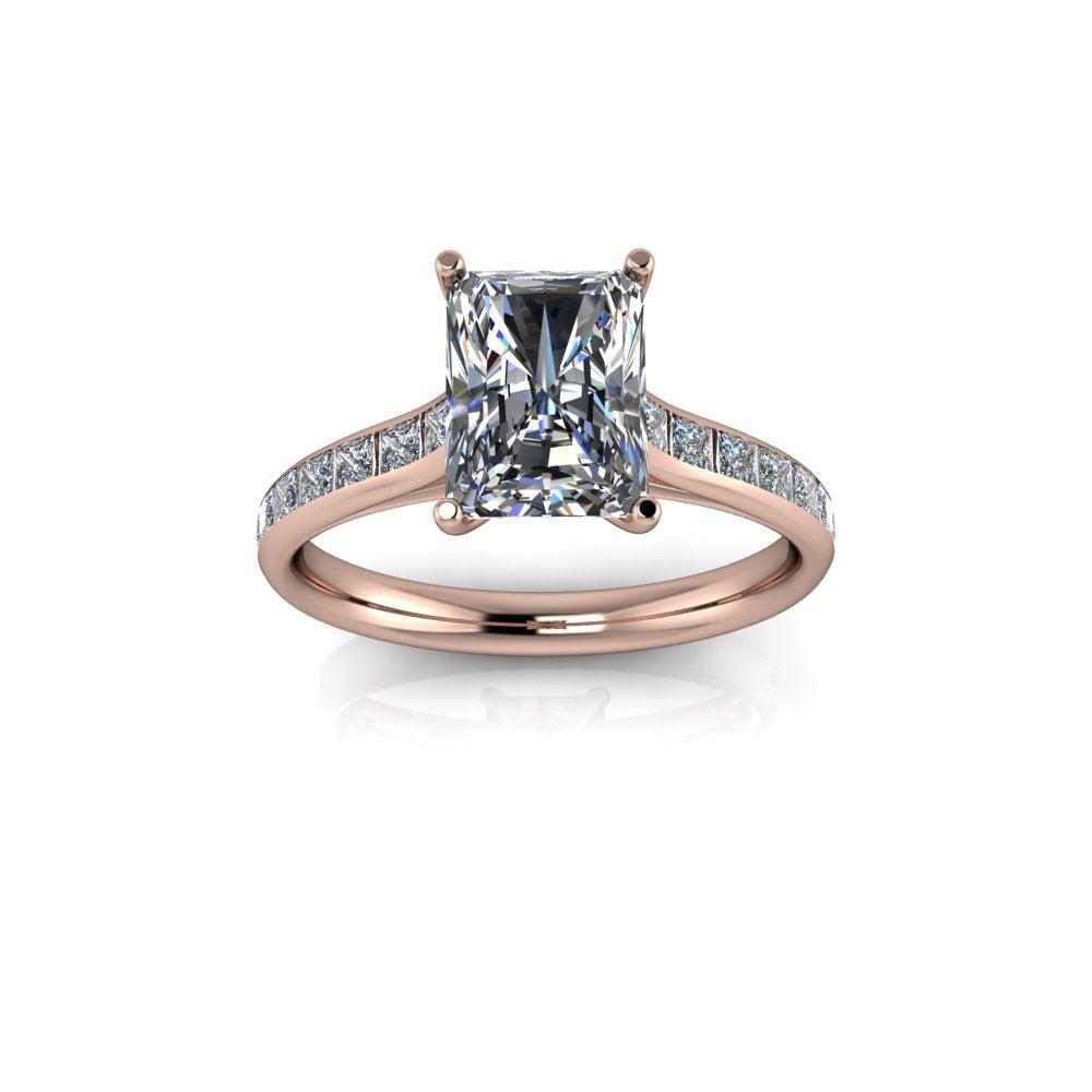 10kt rose gold Engagement Ring Bel Viaggio Designs, LLC