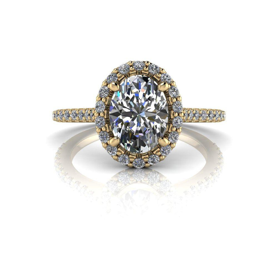 10kt yellow gold Engagement Ring Bel Viaggio Designs, LLC