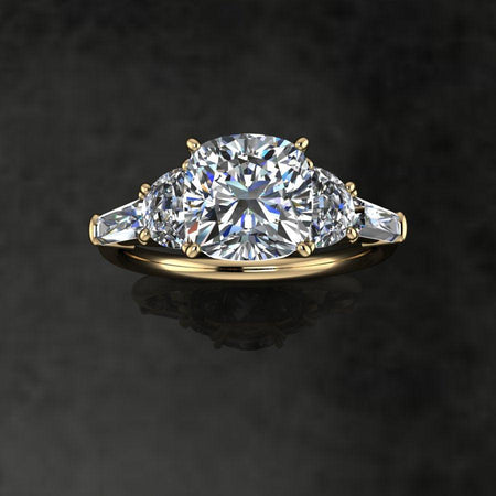 14 kt white gold Engagement Ring Bel Viaggio Designs, LLC