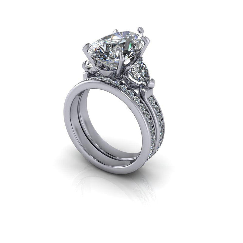 10kt white gold Engagement Ring Bel Viaggio Designs, LLC