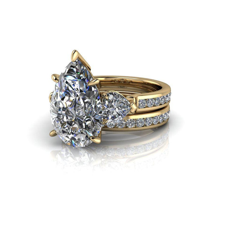 10kt yellow gold Engagement Ring Bel Viaggio Designs, LLC