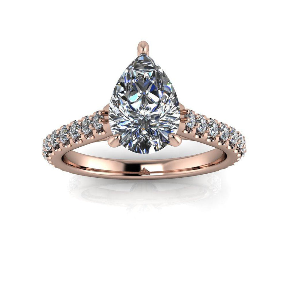 10kt rose gold Engagement Ring Bel Viaggio Designs, LLC