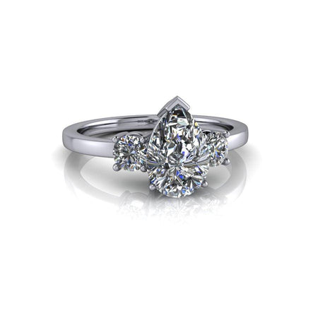 10kt white gold Engagement Ring Bel Viaggio Designs, LLC