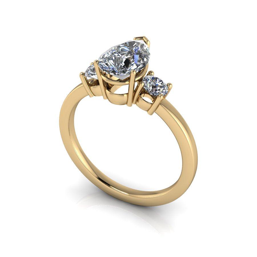 10kt rose gold Engagement Ring Bel Viaggio Designs, LLC