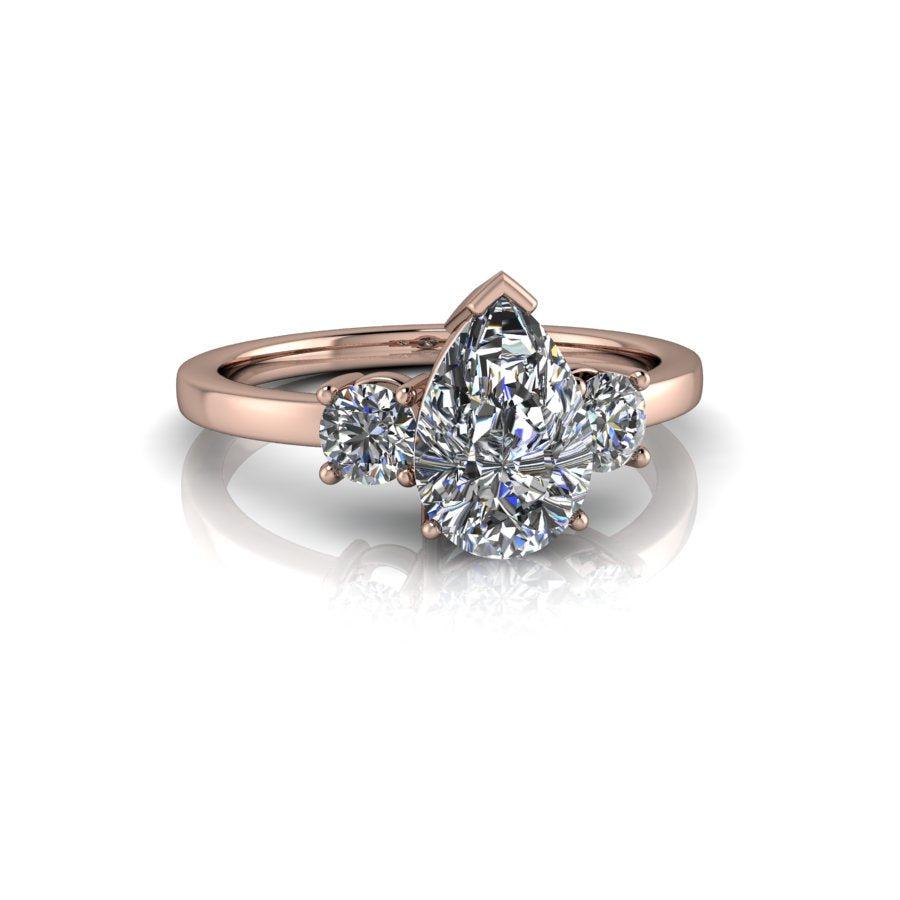 10kt yellow gold Engagement Ring Bel Viaggio Designs, LLC