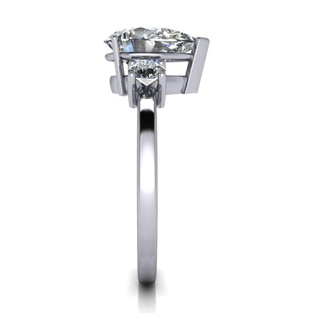 14 kt white gold Engagement Ring Bel Viaggio Designs, LLC