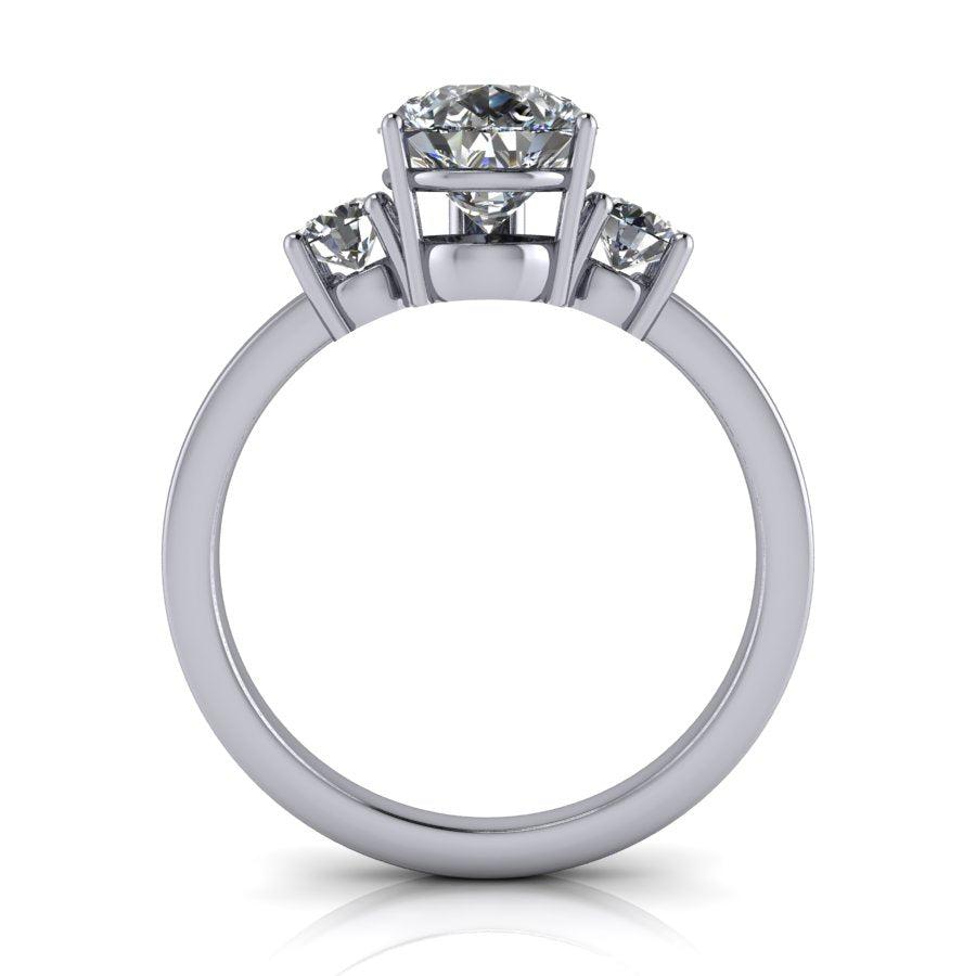 14 kt white gold Engagement Ring Bel Viaggio Designs, LLC