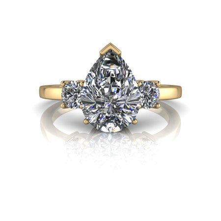 14 kt yellow gold Engagement Ring Bel Viaggio Designs, LLC