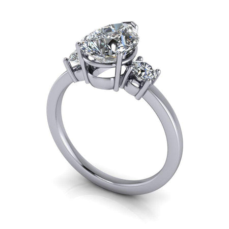 14 kt white gold Engagement Ring Bel Viaggio Designs, LLC