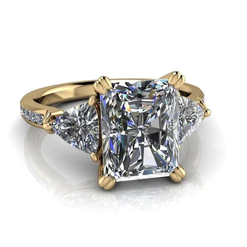 10kt yellow gold Engagement Ring Bel Viaggio Designs, LLC