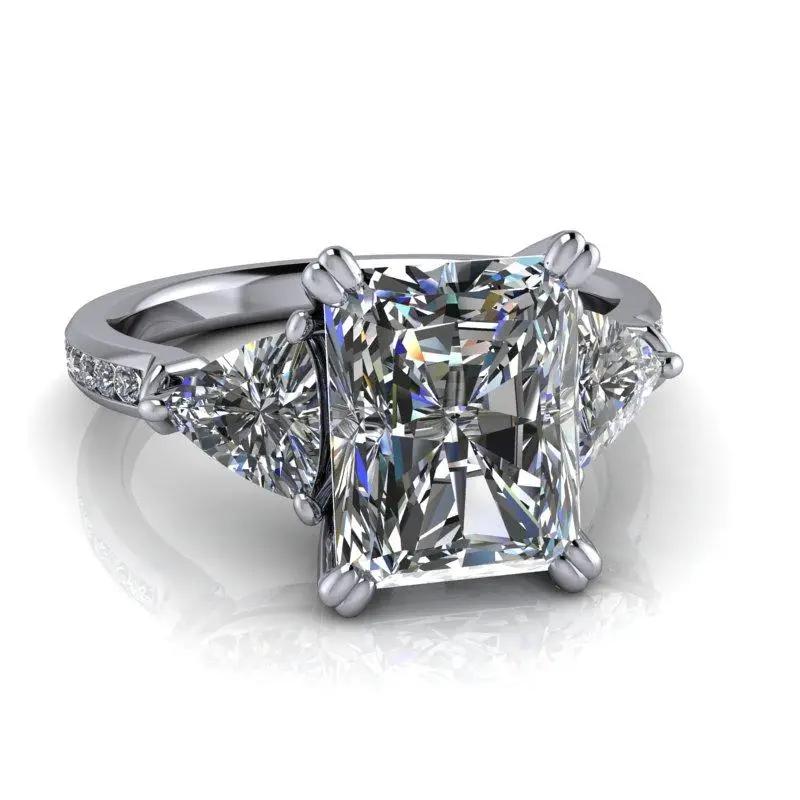 10kt white gold Engagement Ring Bel Viaggio Designs, LLC