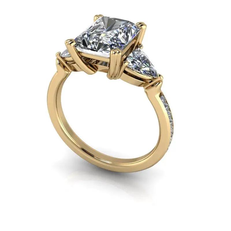 10kt yellow gold Engagement Ring Bel Viaggio Designs, LLC