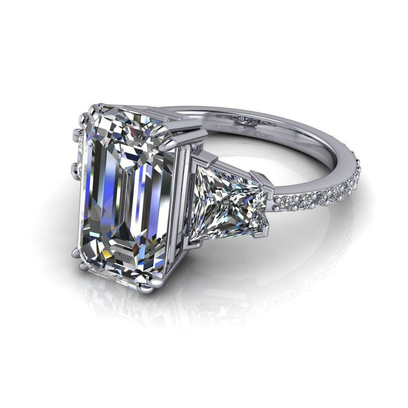 10kt white gold Engagement Ring Bel Viaggio Designs, LLC