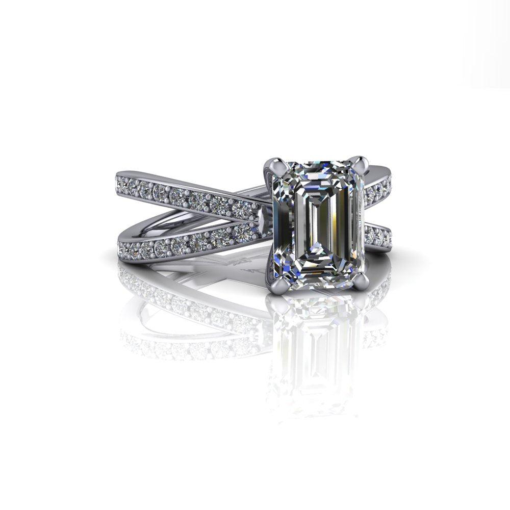 925 Silver Engagement Ring Bel Viaggio Designs, LLC