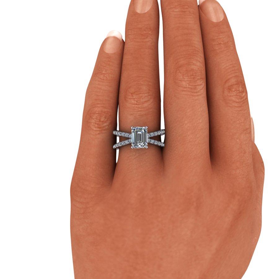 925 Silver Engagement Ring Bel Viaggio Designs, LLC