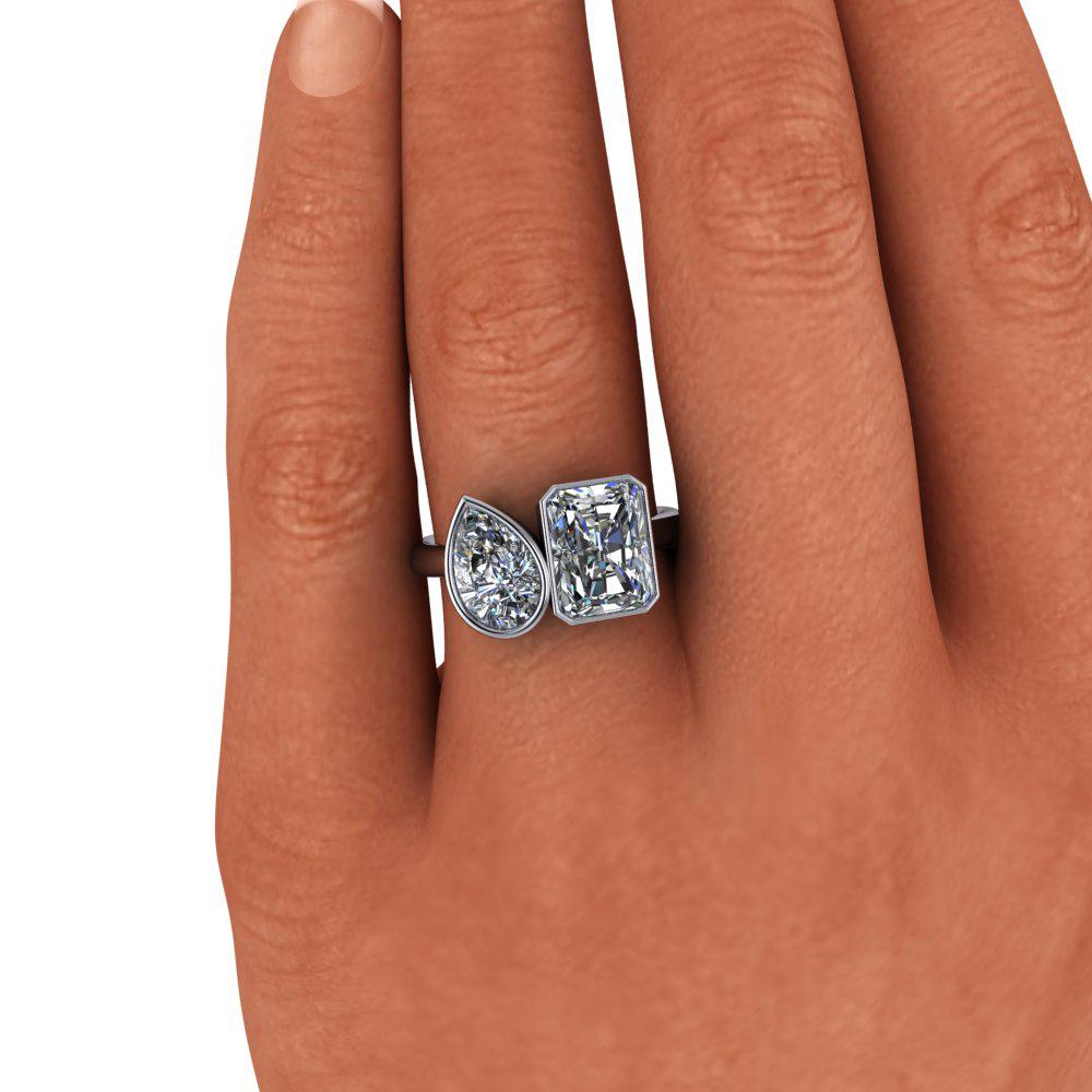 925 Silver Engagement Ring Bel Viaggio Designs, LLC